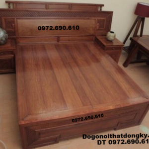 Mẫu giường gỗ hiện đại, Giường ngủ giá tôt GN-95