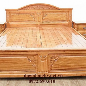 Nơi Bán Giường Ngủ Gỗ Gõ Đỏ Mẫu Đẹp Tại Đà Nẵng HN.219