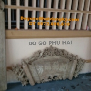 Bộ cuốn thư câu đối thờ gia tiên go dong ky HP30