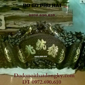 Bộ Hoành Phi Câu Đối Mẫu Đẹp Thờ Gia Tiên HP.72