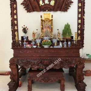 Nơi Sản Xuất Bộ Hoành Phi Câu Đối Đẹp Dát Vàng HP.73