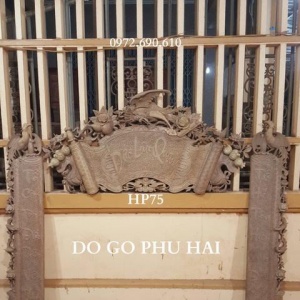 Mẫu Hoành Phi Câu Đối Đẹp Cho Phòng Thờ Nhỏ HP.75