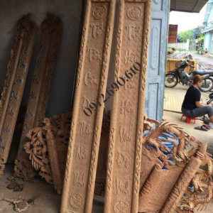 18 Mẫu Cuốn Thư Câu Đối Song Long Thông Dụng 2018 HP82