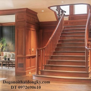 15 Mẫu Tay vịn cầu thang gỗ BỀN – ĐẸP TVCT02