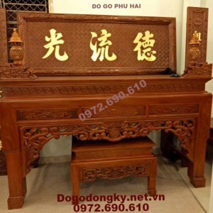 Mẫu Bàn Thờ Gỗ Đẹp Cho Căn Hộ Nhỏ ST115
