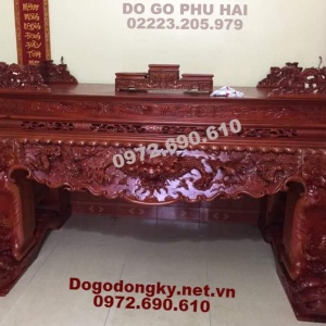 +08 Mẫu Bàn Thờ Gỗ Đẹp, Bàn Thờ Đồng Kỵ ST109