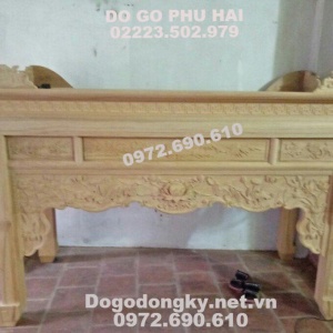 Bàn Thờ Gỗ Gụ, Án Thờ Mẫu Nhỏ Xinh ST113