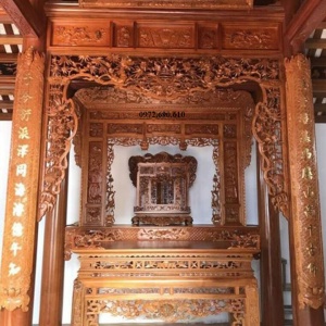 【CỬA VÕNG】 Mẫu Cửa Võng Thờ Tư Gia, Thờ Họ Đẹp Cv.1