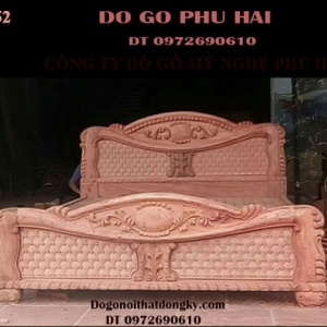Giường Ngủ Đẹp, Giường Cưới Mẫu Mới Năm 2020 GN.152