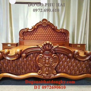 Mẫu Giường Ngủ Đẹp Dành Cho Phòng Ngủ Vip GN.161