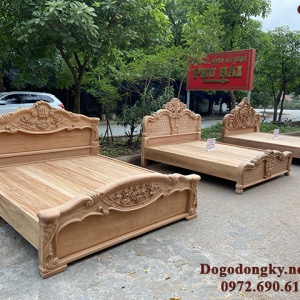 Giường Ngủ Giá Rẻ Mẫu Đẹp, Gỗ Tốt GN.160