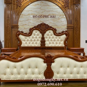Mẫu Giường Ngủ Tân Cổ Điển Đẹp HOT Năm 2022 GN.205 