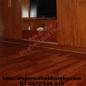 Sàn gỗ đẹp, Nắp đặt sàn nhà gỗ hương chuyên nghiệp SG3