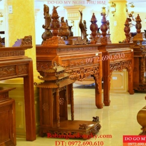 Nơi Bán Mẫu Bàn Thờ Đẹp Cỡ Nhỏ Cho Chung Cư Tại Hà Nội ST156