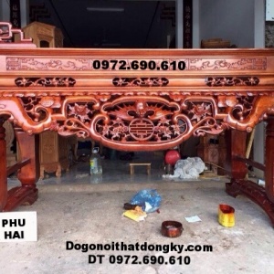 Mẫu bàn thờ gia tiên, Sập thờ do go dong ky ST76