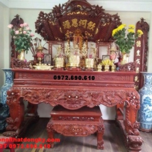 Bàn thờ đẹp gỗ gụ mật dogonoithatdongky.com ST-85