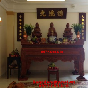 Bàn thờ đẹp gỗ gụ mật, Bàn thờ phật ST.91