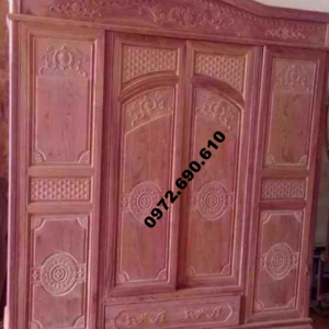 01+ Mẫu Tủ Áo Đẹp Nhất, Tủ Quần Áo 3 Buồng TA18