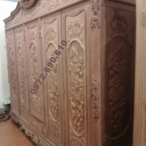 Bán Mẫu Tủ Áo Đẹp Nhất, Tủ Quần Áo 5 cánh TA.24