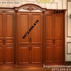 Tủ Quần Áo Đẹp 4 Buồng 6 Cánh Dogodongky.net.vn TA.27