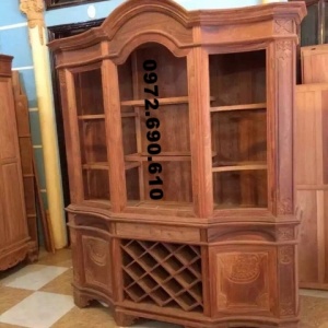 Mẫu tủ rượu đẹp, tủ bày rượu dogodongky.net.vn TR17