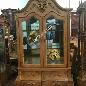 MẪU TỦ RƯỢU ĐẸP Bằng Gỗ Hương Sang Trọng Cho Phòng Khách TR.22