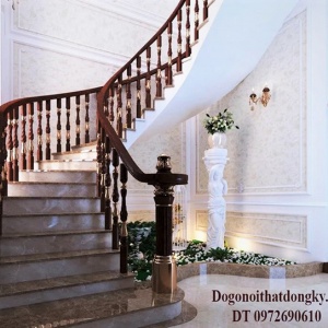 Các Mẫu Tay Vịn Cầu Thang Gỗ Đẹp TVCT01