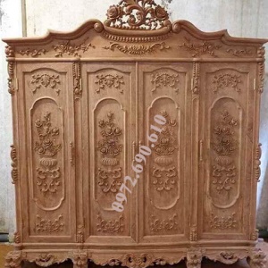 Tủ Gỗ Đựng Quần Áo 3 Buồng Mẫu Đẹp & Chất Lượng TA.50