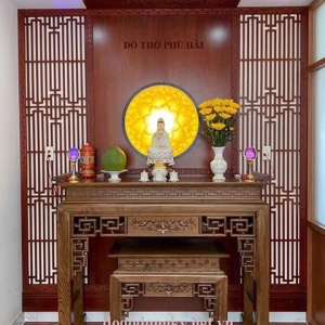 Vách ngăn bàn thờ - Nơi Sản Xuất Vách Óp Tường Phòng thờ