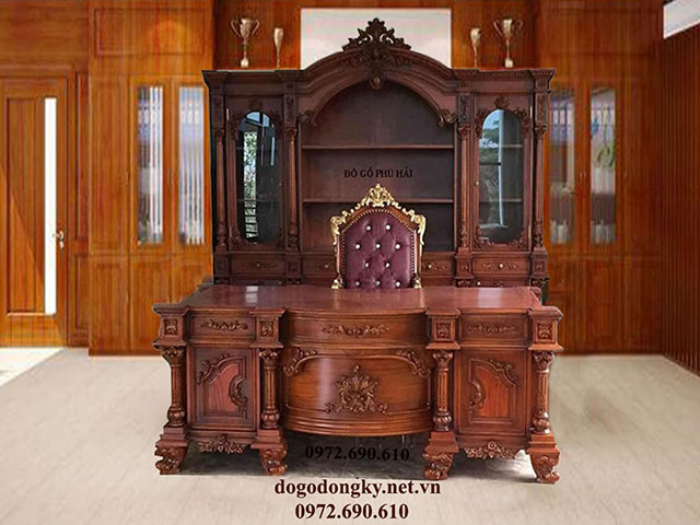 Bàn làm việc mẫu tân cổ điển