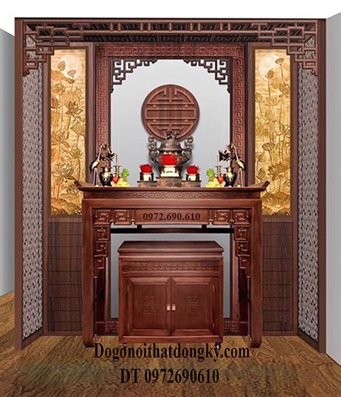 V&aacute;ch ngăn b&agrave;n thờ