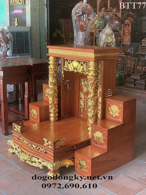 Bàn thò thần tài dát vàng Bàn thò thần tài dát vàng