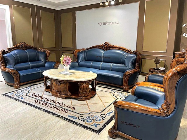 mẫu sofa bọc da đẹp