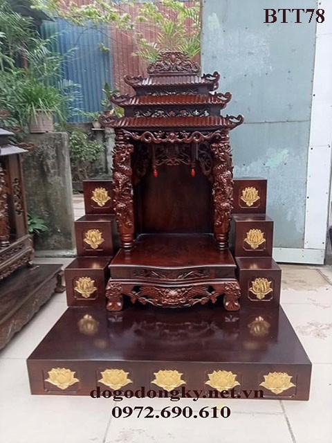 Bàn thờ thần tài mẫu đẹp Bàn thờ thần tài mẫu đẹp