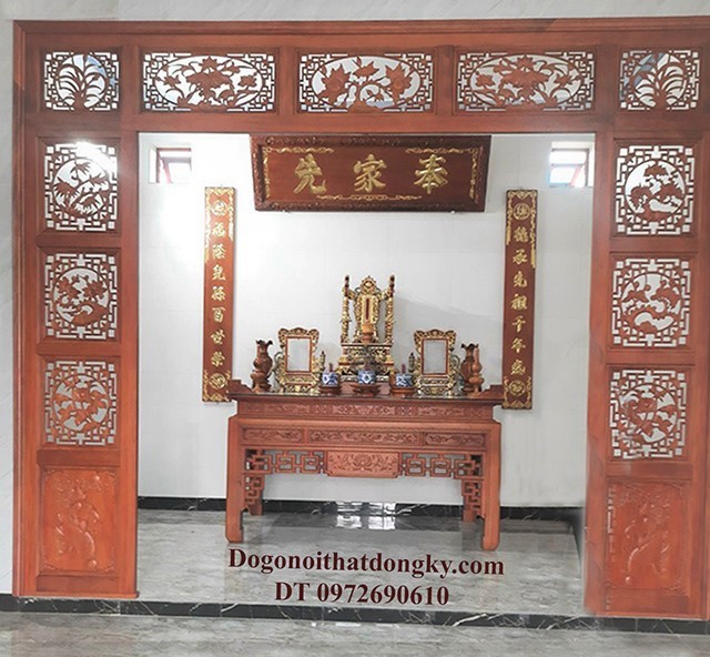 v&aacute;ch cnc ngăn ph&ograve;ng thờ 