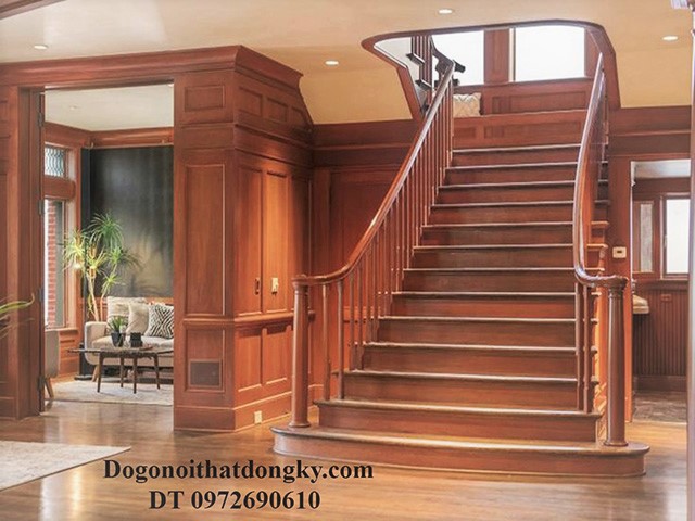 Lan can cầu thang gỗ Lan can cầu thang gỗ