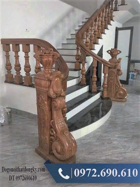 Mẫu trụ cầu thang đẹp Mẫu trụ cầu thang đẹp