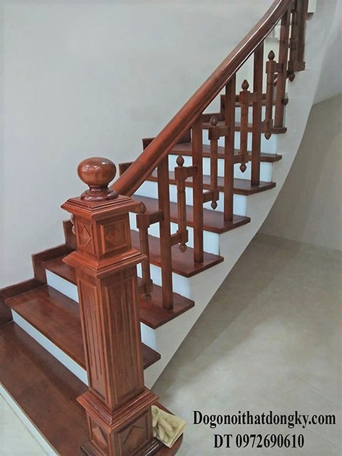 Tay vịn cầu thang gỗ Tay vịn cầu thang gỗ