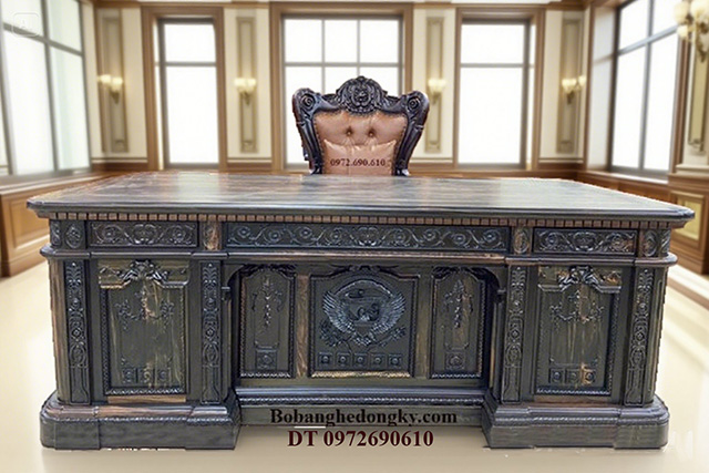 Bàn ghế làm việc gỗ mun Bàn ghế làm việc gỗ mun