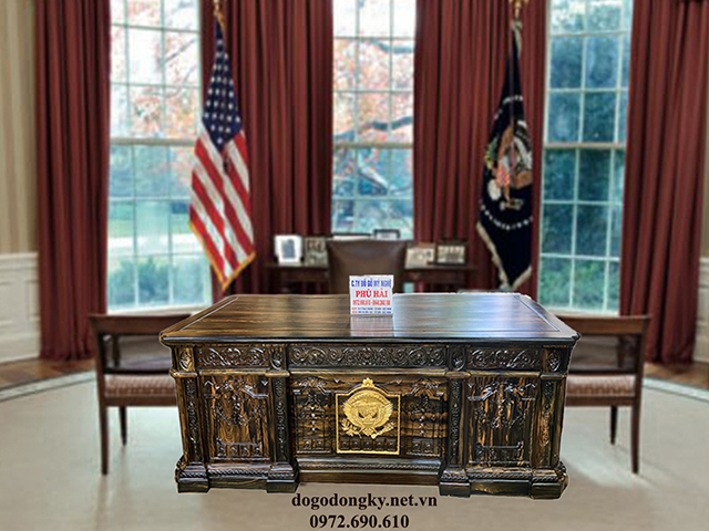 ban ghe lam viec go mun