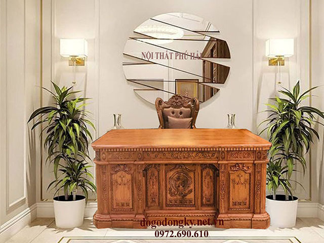 bàn ghế làm việc mẫu obama