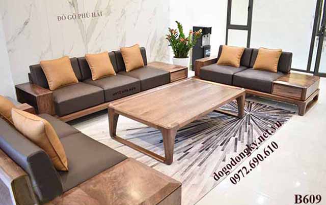 Bàn ghế sofa gỗ gõ đỏ giá rẻ