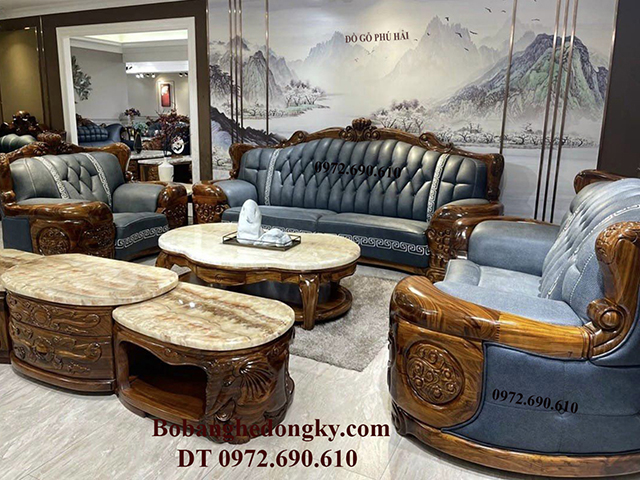 bàn ghế sofa tân cổ điển