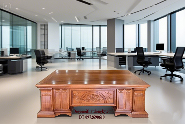 Bàn giám đốc gỗ hương Bàn giám đốc gỗ hương