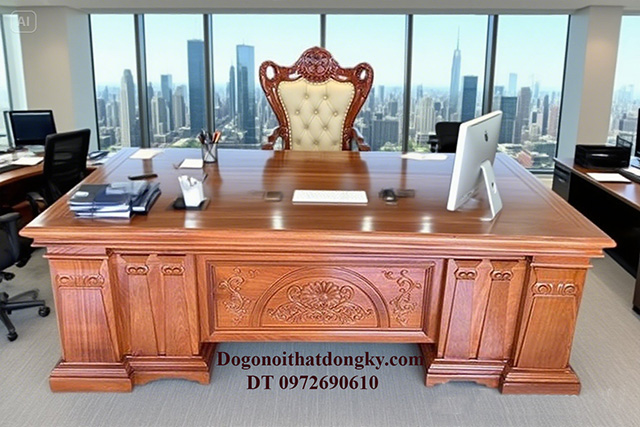 Bàn giám đốc gỗ hương Bàn giám đốc gỗ hương