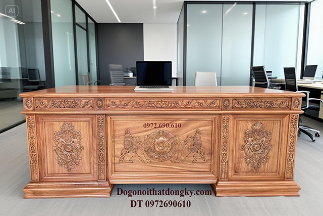 Bàn làm việc Bàn làm việc gỗ tự nhiên