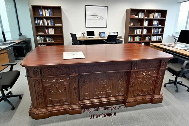 Bàn làm việc gỗ hương Bàn làm việc gỗ hương tự nhiên