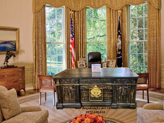 bàn làm việc gỗ mun