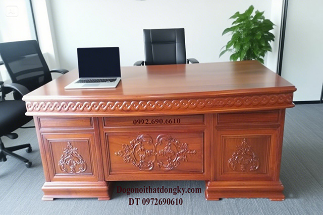 Bàn làm việc gỗ tự nhiên Bàn làm việc gỗ tự nhiên