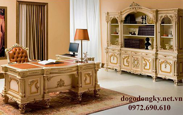 ban lam viec tan co dien ban lam viec tan co dien